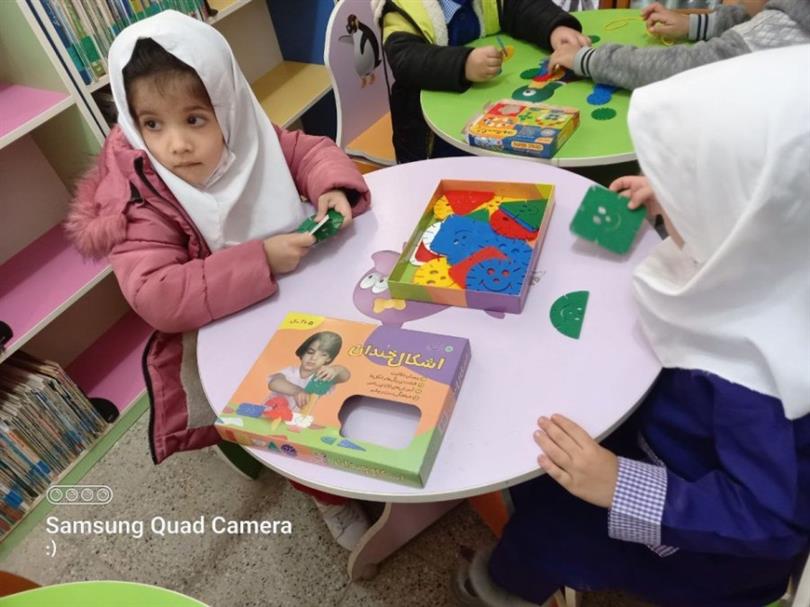 بازی نوآموزان مهدقرآنی در بخش کودک